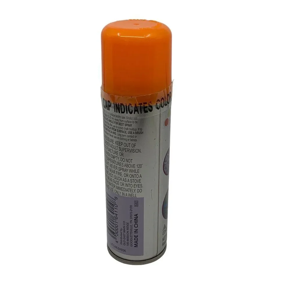 Goofy Foot Spray Orange Chalk In A Can 3oz Wash Off With Water Sealed‎
